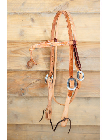 TIE - KNOTTED BROWBAND HEADSTALLS HERMANN OAK HARNESS