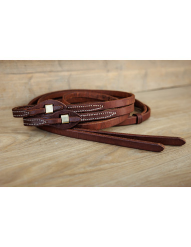 7'X5/8'' QUICK CHANGE REINS HERMANN OAK