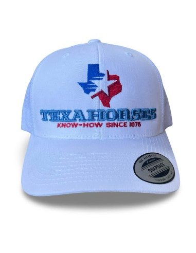 Casquette TEXAHORSES BLANCHE